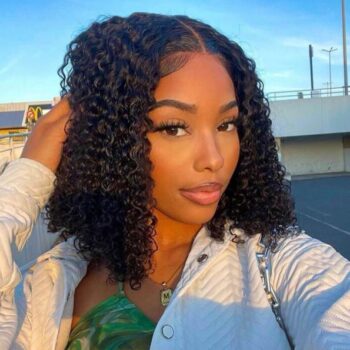 Flash Deal Glueless Curly Bob Wigs 150% Density Short Bob Wig Human Hair