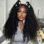 Fluffy Bomb Deep Wave Wig 6×5 Pre-cut Lace Pull Go Glueless Wig 180% Density
