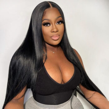 Pre-bleached Knots Straight 6×5 Pre-cut Hd Lace Wig 250% Density Wear & Go Glueless Wig