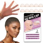 10PCS (5 Packs) HD Wig Caps Super Soft and Thin Bald Wig Cap