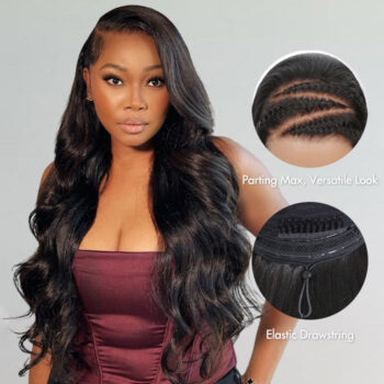 Pre-everything Pull Go Body Wave Glueless Wig 13×6 Full Frontal Glueless HD Lace Frontal Wig 250% Density