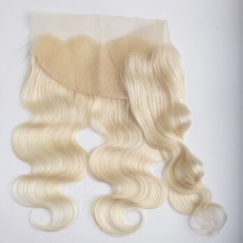 Perseushair 613 Blonde Hair 3 Bundles with 13×4 Ear to Ear Lace Frontal Closure Brazilian Body Wave Virgin Hair