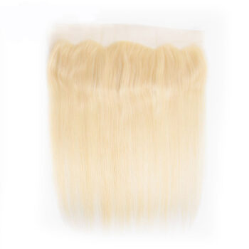 Straight Hair 613 Blonde Lace Front Remy Human Hair Straight 13×4 Lace Frontal With Baby Hair