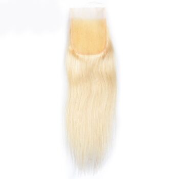 Perseushair Hair 613 Blonde Bundles With Closure Brazilian Straight Hair 3 Bundles With Closure