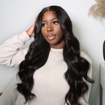 Pre-bleached Knots 6×5 Pre-cut Lace Wear & Go Wig 180% Density 13×4 13×6 Body Wave Glueless Wig