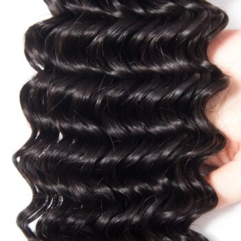 Perseushair Brazilian Hair Deep Wave Bundles 10A Grade Brazilian Virgin Hair 4 Bundles Deep Wave Curly Human Hair Weave