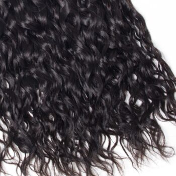 Peruvian Water Wave 4 Bundles 100% Unprocessed Virgin Human Hair Weave Can Be Dyed / Bleached