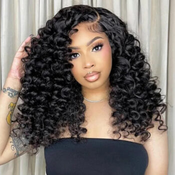 Bouncy Wand Curly Wig 6×5 Pre-cut HD Lace Wear & Go Glueless Wig 100% Human Hair Full Volume