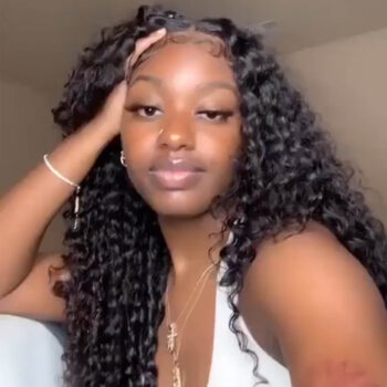 Bouncy Water Wave Glueless Wig 6×5 13×4 Glueless HD Lace Frontal Wig 180% Density