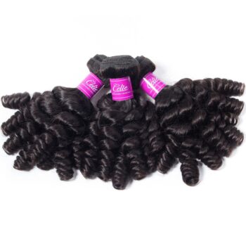 Brazilian Virgin Hair Weave Funmi Hair 3 Bundles Celie Hair Spring Egg Curly Human Hair Bundles Sales