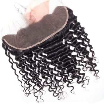 Perseushair Hair Lace Frontal Closure With 4 Bundles Deals Deep Wave Malaysian Human Hair
