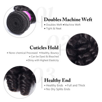Brazilian Virgin Hair Weave Funmi Hair 3 Bundles Perseushair Hair Spring Egg Curly Human Hair Bundles Sales