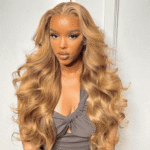 Pure Color Honey Blonde 6×5 Pre-cut Hd Lace Wig Brazilian 13×4 HD Lace Frontal Wig 180% Density