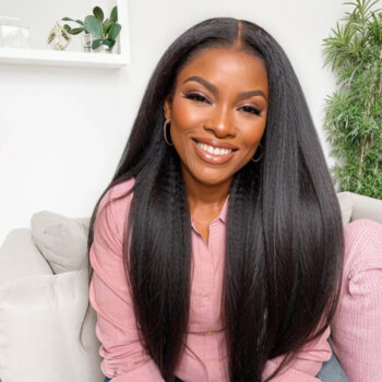 Flash Sale 6×5 Upgrade Kinky Straight Wear Go Glueless Wig Pre-bleached Knots 250% Density