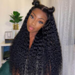 Long Deep Wave HD Lace Frontal Wig Brazilian Deep Wave Human Hair Wigs 26inch-36inch 200 Density