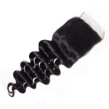 Loose Deep Wave Brazilian Virgin Hair 4 Bundles With Closure Perseushair Hair Human Hair Weave Bundles With Closure