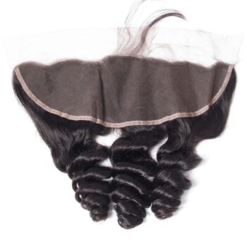 Celie Hair Brazilian Loose Wave 13×4 Lace Frontal Closure Pre Plucked With Baby Hair