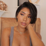 Pixie Cut 13×1 Minimalist Lace Straight Glueless Wig 8 Inch Invisible Lace Wig 180% Density