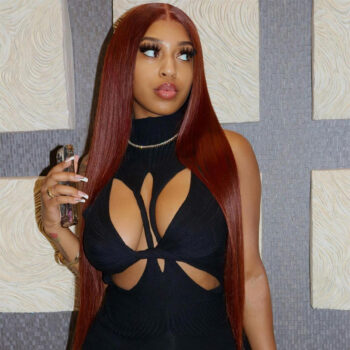 Reddish Brown Straight HD Lace Frontal Wig Brazilian 6×5 13×4 Glueless Wig 180% Density