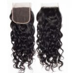 Celie Brazilian Water Wave 4×4 Lace Closure 10A Grade Virgin Human Hair