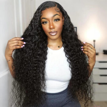 Water Wave Glueless HD Lace Frontal Wig Pre-everything 13×4/13×6 Lace Front Wigs 250% Density